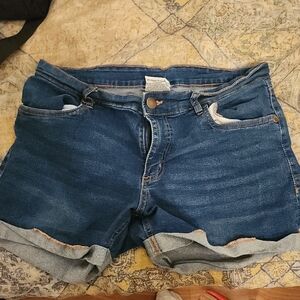 Blue Denim Women's Shorts